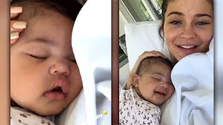 Kylie Jenners CUTE STORMI Smiling Video Wins The Internet [upl. by Werdn]