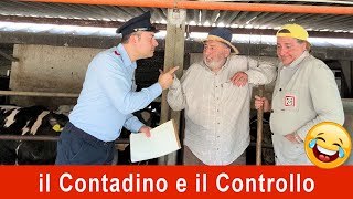 il Contadino e il Controllo videodivertente assurdo polizia [upl. by Corie]