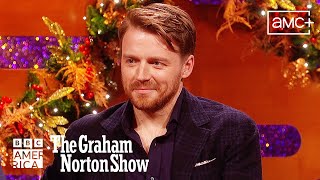 Jack Lowdens Horse Riding Tip 🐎 The Graham Norton Show  BBC America [upl. by Rosdniw150]