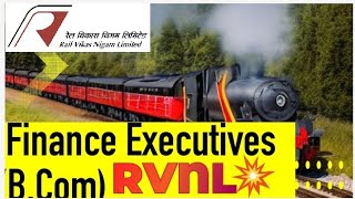 Finance Vacancies Your Path to Success in RVNLs Railway Sector  RVNL  BCOM [upl. by Linehan201]