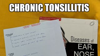 CHRONIC TONSILLITIS  ENT [upl. by Erinn111]