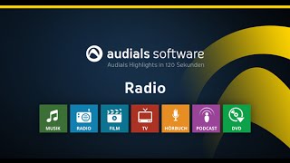 Audials 2016 in 120 Sekunden Radios hören amp mitschneiden [upl. by Esereht41]