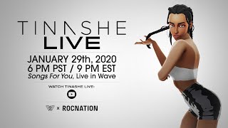 Tinashe Live In Wave  Songs For You [upl. by Yelda]