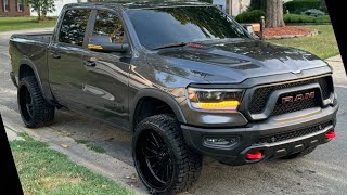 MY 2019 RAM REBEL ON 24x12 TIS WHEELS AND 33s [upl. by Schnell734]