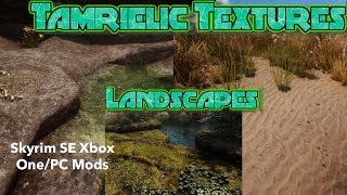 Tamrielic Textures 1  Landscapes Skyrim SE Xbox OnePC Mods [upl. by Bret]