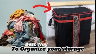 Top Quality NonWoven Fabric 100 GSM Storage bag storageboxes storagebag organizer [upl. by Keegan910]