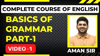 Basics of English grammarEnglish for competitive examsaman vashist free courseenglish grammar [upl. by Anuahs]