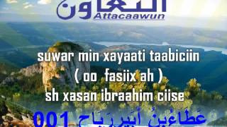 001 suwar min xayaati taabiciin  oo fasiix ah  sh xasan ibraahim ciise [upl. by Nevanod235]