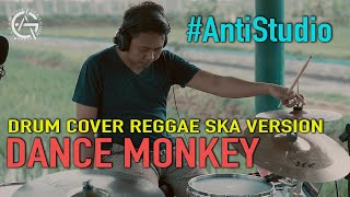 DANCE MONKEY DRUM COVER REGGAE SKA VERSION [upl. by Olympium]