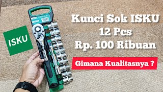 Review Kunci Sok ISKU 12 Pcs 8 mm  24 mm Lihat Sebelum Beli [upl. by Ave]