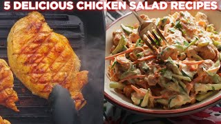 5 Delicious Chicken Salad Recipes [upl. by Oppen862]