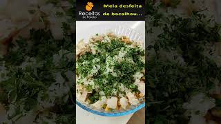 meiadesfeitadebacalhau receitasdoparaiso gastronomia 🍎 receitasdoparaiso bacalhau [upl. by Ahsatal]