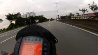 KTM DUKE 200 speed cut off [upl. by Placidia]