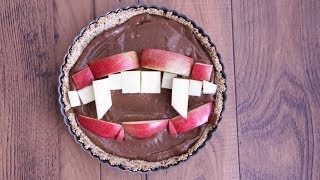 Vampire Teeth Halloween Tart Recipe  Sweet Tarts [upl. by Greenquist231]