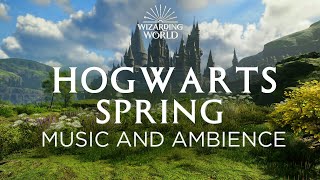 Spring at Hogwarts  Harry Potter Hogwarts Legacy Music and Ambience [upl. by Eirrahs290]