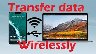 How to transfer all files from Mobile to Laptoppc wirelessly in Hindi  drfone [upl. by Aihsekin]