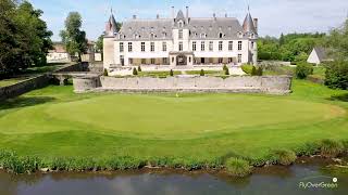 Golf Du Chateau Daugerville  drone aerial video  Golf du Château dAugerville  Hole18 [upl. by Cowey]