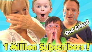 1 Million Subscriber Special Makes Mom amp Dad Cry  DavidsTV [upl. by Glenna]