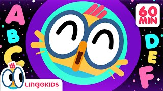 Sing The ABC SONG 🔤🎶 60 minutes ON REPEAT 🔄 Lingokids Songs [upl. by Norrad]