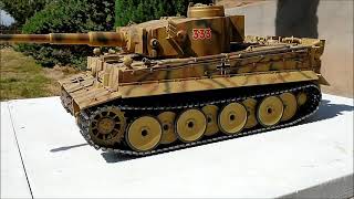 Taigen 116 Tiger 1 Early Production Metal Version kit final reveal [upl. by Assirrem]