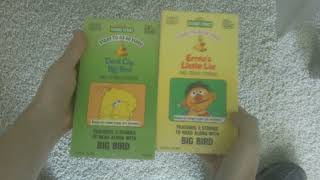 Showing You All 4 of the Sesame Street StartToRead Video VHS Tapes 19871991 Original Copies [upl. by Alena]