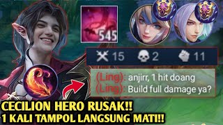 CECILION 500 STACK BIKIN LING KENA MENTAL BUILD CECILION TERSAKIT 2022  MOBILE LEGENDS [upl. by Sukul]