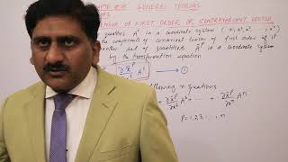 31 Contravariant Tensors  General Tensors  Tensor Analysis  Prof Khalid [upl. by Lynad]