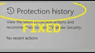 Easy ways clear quotThreat Protection Historyquot in Windows Defender [upl. by Ruamaj383]