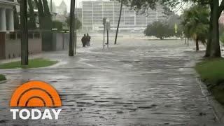 Hurricane Helene crashes into Florida as Category 4 storm [upl. by Carmelle]