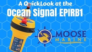 RescueME EPIRB1 quickLook with Moose  Moose Marine [upl. by Anirok]