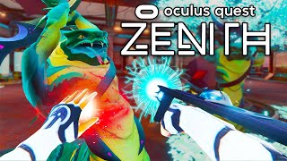 The BEST Oculus Quest 2 VR MMO  Zenith VR Quest 2 Gameplay and Overview [upl. by Eirac]