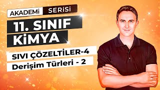 🎯MOLARİTE  MOLALİTE I SIVI ÇÖZELTİLER I 31DERS I 11 SINIF [upl. by Kcirdnekal]