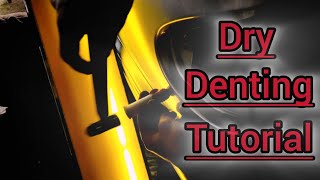 Easy Way to Repair Dents on Car  Paintless Dent Repair Kit  PDR Tutorial [upl. by Ainezey]