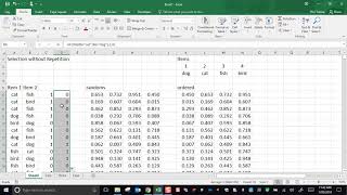 Experimental Probability in Excel [upl. by Grannia]