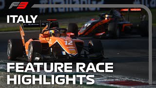 F3 Feature Race Highlights  2023 Italian Grand Prix [upl. by Boyer]