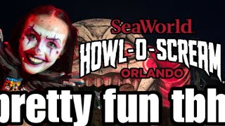 HowlOScream Shivered My Timbers SEAWORLD VLOG [upl. by Llenet]