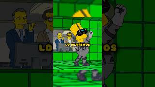 Bart lucha contra Thanos shorts simpsons [upl. by Atoiyanap]