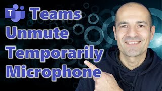 🎙️How to temporarily unmute your mic during a Microsoft Teams meeting shorts [upl. by Bobinette]