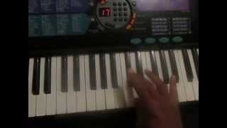 How to play Overnight Celebrity By Twista and Kanye West on piano Tutorial [upl. by Hoes50]