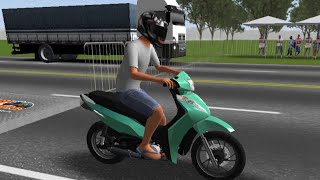 comprei uma Biz nova no jogo moto Wheelie 3D Inscrevase 🎮 [upl. by Lertnahs]