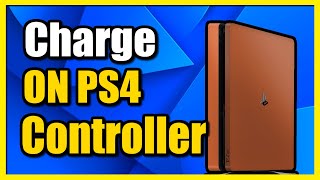 How to Charge PS4 Controller on PS4 Console Easy Tutorial [upl. by Ydisac]