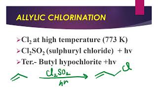 Important reagents for ALLYLIC SUBSTITUTION IN ALKENE [upl. by Nycila]