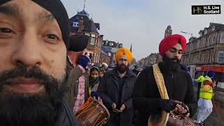 Nagar Kirtan Glasgow  Prakash Purab Guru Nanak Dev Ji  ShabadChowki [upl. by Isiad607]