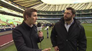 Alex Corbisiero Preview  O2 Inside Line Live England v Ireland [upl. by Alliuqahs]