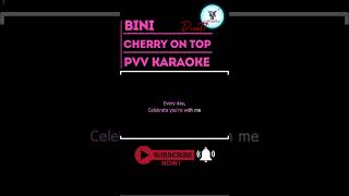 BINI  Cherry On Top Karaoke Version shorts karaoke short music bini cherryontop singing [upl. by Bobbette]