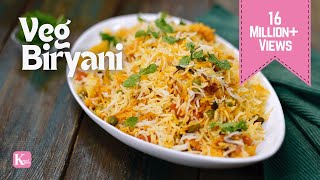 Vegetable Biryani  वेज बिरयानी घर पे  Quick amp Easy Veg Biryani  Kunal Kapur  RiceLunchDinner [upl. by Ynotna88]