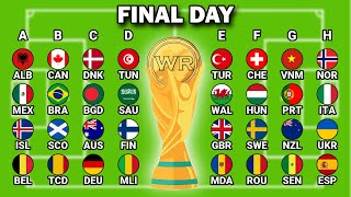 FINAL  Color World Cup Soccer Marble [upl. by Ariahay]