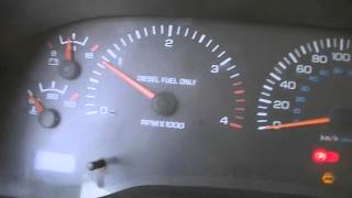 01 Cummins High Idle Test [upl. by Essirahc351]