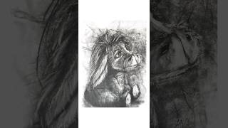 Eeyore  full video on insta darklines WinnieThePooh Eeyore daddysgirl CharcoalArt [upl. by Nueormahc]