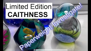 Limited Edition CAITHNESS Paperweights [upl. by Nylavad464]